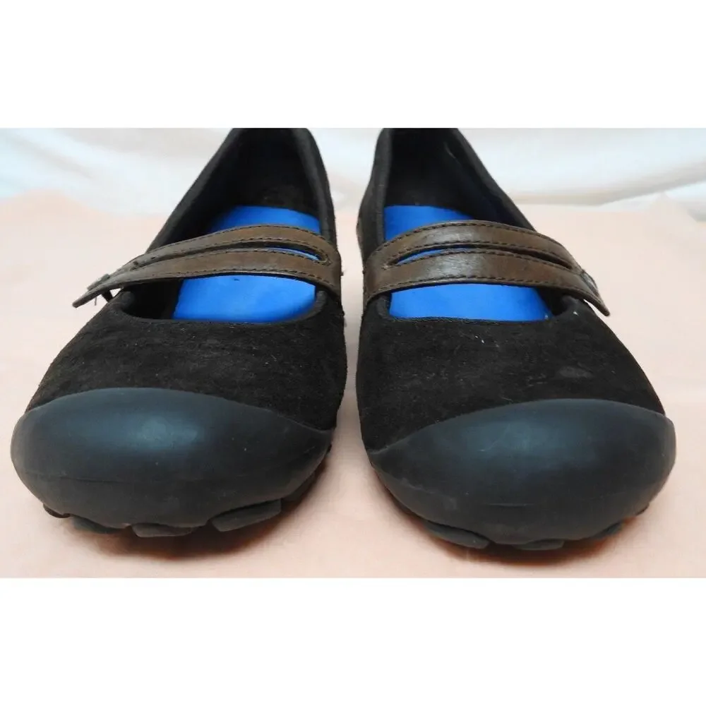 Merrell 8 M brown clogs leather suede mary jane leather shoes expresso